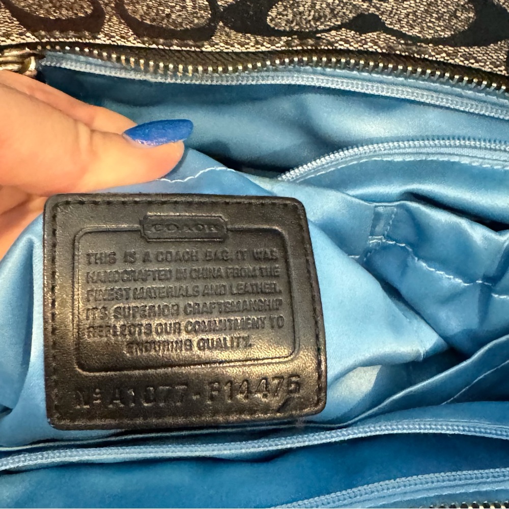 Coach Outlet Black Pattern Diaper Bag - Picture 10 of 14